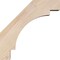 Ekena Millwork 3 1/2"W x 12"D x 12"H Merced Smooth Knee Brace, Douglas Fir BRC04X12X12MRC00SDF - alternate 3